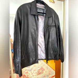 Mens leather jacket